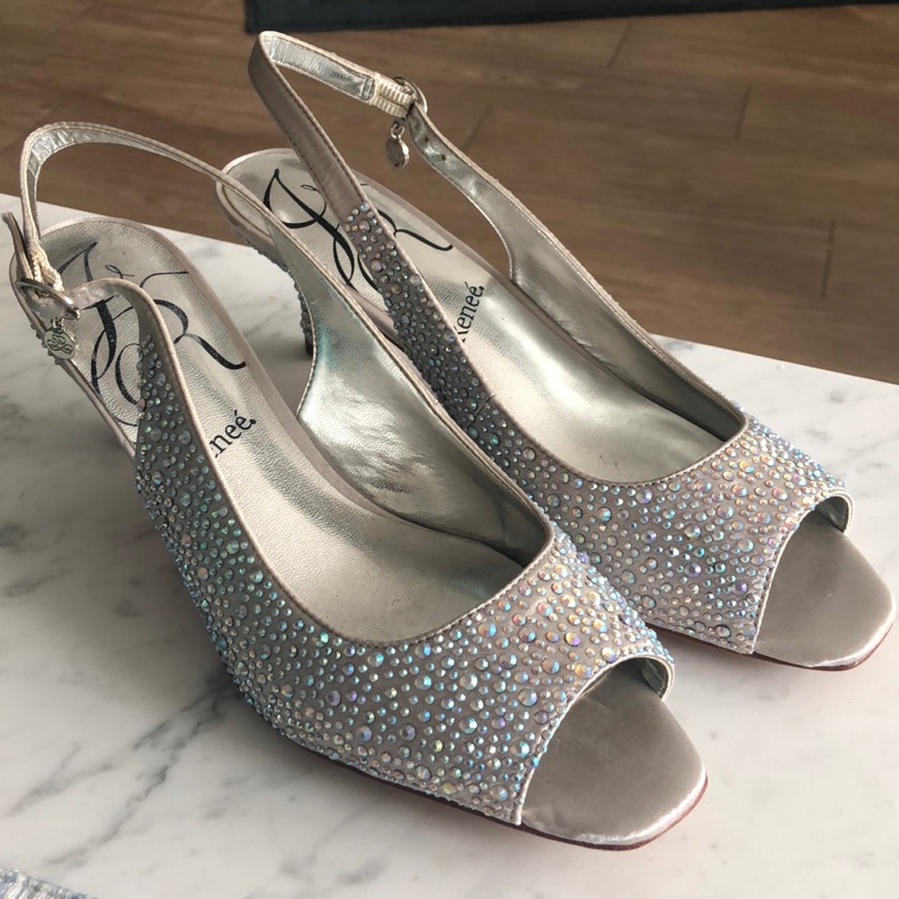 J Renee sparkly kitten heels